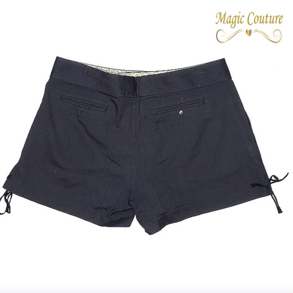 Rebecca Taylor Grey Tweed Side Tie Shorts🤍🖤🤍 - Picture 2 of 8